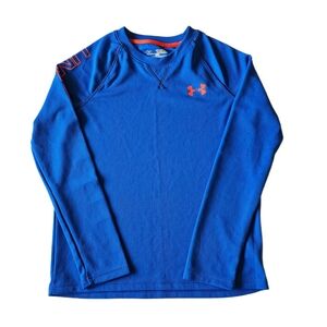 Under Armour Bright Blue Thermal Top Youth MD Loose Fit